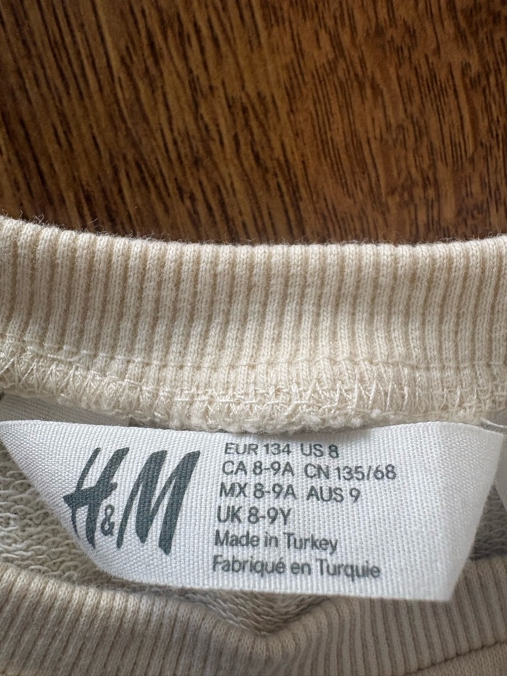 NWOT H&M/Disney Minnie Mouse Sweatshirt Dress With Pink Foil Letters Girls Sz 8 - Picture 6 of 9